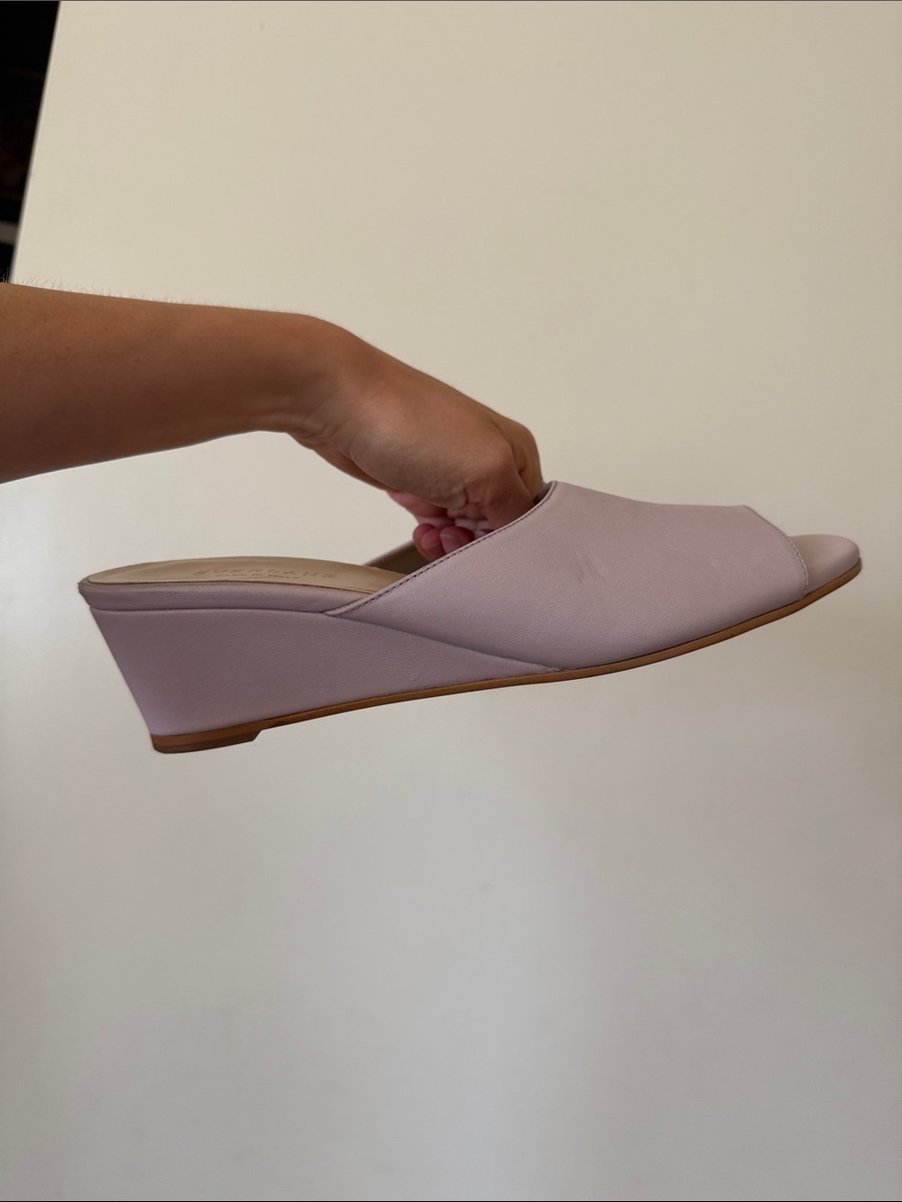 Lilac Slide Wedge Sandals - Women's Casual Mule Everlane
